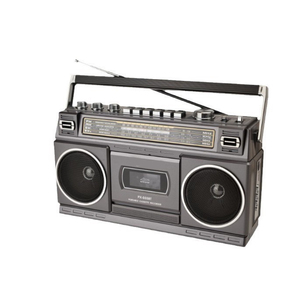 Grabadora de casetes portátil retro, radio AM FM SW, BT, USB, tarjeta TF, altavoces duales, para uso en casa, oficina y viajes, estéreo Boombox - Product Image 2