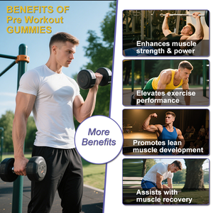 หมากฝรั่งฟื้นฟูพลังงานสำหรับออกกำลังกายก่อนปรับแต่งเอง - Product Image 2