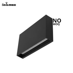 Đèn tường ngoài trời Savia 12w IP65 LED hiện đại, kiểu dáng vườn, chiếu sáng lên xuống, vỏ nhựa, chống thấm nước, trang trí hình chữ nhật, lắp nổi - Product Image 2