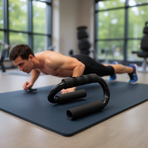 Soporte para Abdominales y Flexiones de 22 Tubos, Color Negro - Product Image 2