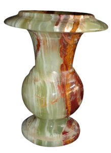 Vases et pots de fleurs, jardinières en marbre, vases en pierre multicolores BS-205, pots de fleurs vert foncé O - Product Image 5