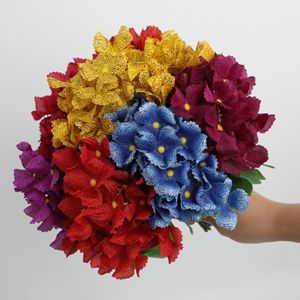 Wholesale <b>Artificial</b> <b>Hydrangea</b> <b>Flower</b> For Home Table Floral Decor Wedding Layout Outdoor Landscape Engineering Decoration - Product Image 3