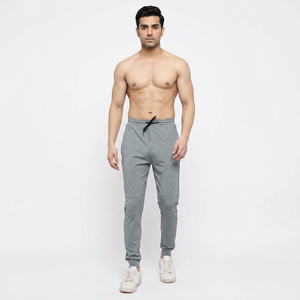 Wholesale Lightweight Men's Gym Trousers Custom Cotton Sweatpants with Printed Logo Casual Plus Size Canvas Nonwoven Trousers - Product Image 1