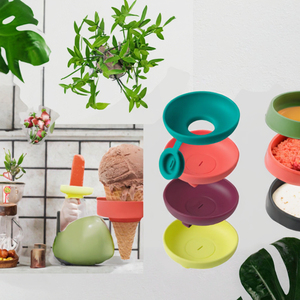 Machine à glace manuelle en silicone carrée à 6 cavités, personnalisable, réutilisable et écologique, modèle DL-B608, vente en gros OEM - Product Image 3