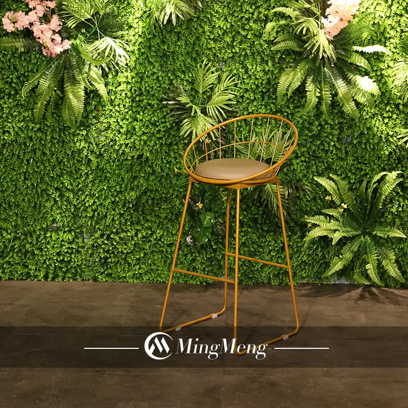 फर्नीचर चमड़े मल Tabouret बार मल बार कुर्सी रंग औद्योगिक धातु अनुकूलित डे बार गोल्ड पर्यावरण के अनुकूल लोहे आधुनिक