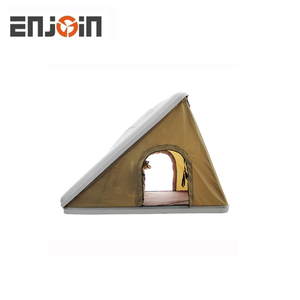 Carpa de Techo Rígida ENJOIN para Acampar al Aire Libre, Blanca y Gris - Product Image 4