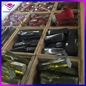 Cristaux bruts colorés de haute qualité en gros, pierres précieuses en vrac, zircone cubique brute - Product Image 4