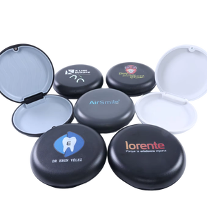 Nuova custodia in plastica per allineatori dentali, scatola personalizzata per apparecchi ortodontici/protesi - Product Image 2