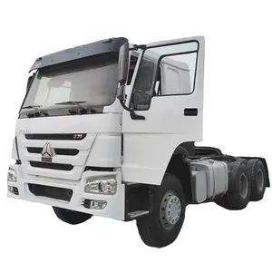 شاحنة جرار مستعملة Sinotruk Howo الأكثر مبيعًا في يورو 2 الصين مع 10 عجلات WEICHAI sinotruuck Howo رأس جرار 6 × 4 يدوي 6x4
