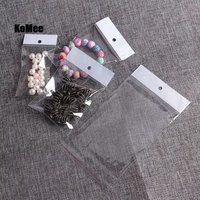 Sacs en plastique OPP/BOPP transparents personnalisés imprimés en gros, sacs rétractables en BOPP, sacs d'emballage en cellophane auto-adhésifs pour bijoux