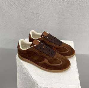Sneaker da donna, allenatore di germania, Designer, da <span class=keywords><strong>uomo</strong></span>, scarpe da ginnastica Casual da pista, scarpe da Tennis sportive all'aperto, scarpe rosse bianche <span class=keywords><strong>marroni</strong></span> - Product Image 1