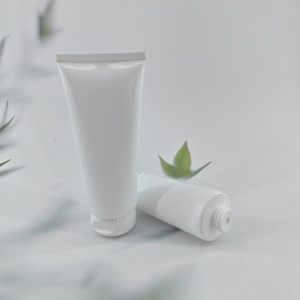 Tube souple en plastique écologique de 100 ml, emballage vide pour nettoyant visage et crème pour les mains, avec bouchon à clapet. - Product Image 2