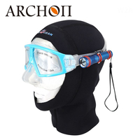 Lampe de poche de plongée ARCHON D2A 450 Lumens 100m Casque sous-marin double face et masque de plongée Lampe torche de recherche et de sauvetage