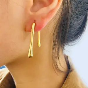 Fashion Daily Commuting Accessories Temperament Asymmetric Earrings Simple Irregular Earrings Gifts for Women