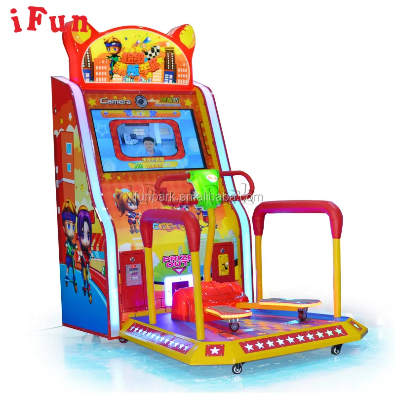 Jeu vidéo de sport d'arcade à jetons Super Scooter Racing Arcade Machine de jeu d'amusement pour magasin de jeux