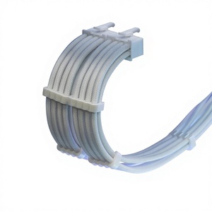 Câble d'extension d'alimentation pour boîtier d'ordinateur de bureau, 24 broches, fil tressé, en stock pour <span class=keywords><strong>carte</strong></span> <span class=keywords><strong>graphique</strong></span>, <span class=keywords><strong>carte</strong></span> mère, processeur - Product Image 3