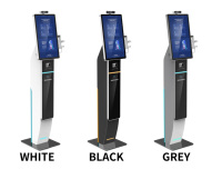 Kiosque en libre-service avec imprimante, kiosque Android pour paiement en espèces et par carte, écran tactile, lecteur QR, lecteur de codes-barres, sur pied