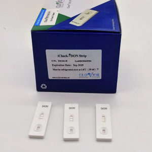 클로버 CS106 빠른 검사 스트립, 디옥시니발레놀(DON) 독소 검출용, 0-100ppb 범위, 15개/박스 - Product Image 1