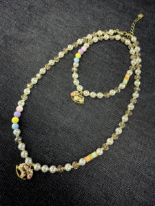 Colgantes de Perlas de Cristal Coloridas, Collares para Mascotas, Accesorios para Perros y Gatos - Product Image 3