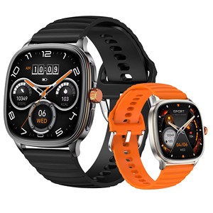 Reloj Inteligente HK73 2026 con Llamadas Bluetooth, Pantalla AMOLED de 1.73 Pulgadas Siempre Encendida, Monitor de Frecuencia Cardíaca, Monitoreo de Salud, Reloj Inteligente Deportivo para Exteriores - Product Image 1