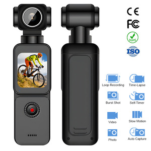 Caméra d'action sportive de poche ultra <span class=keywords><strong>HD</strong></span> 5K CE FCC Rohs XP3 avec stabilisation EIS 270° °   Caméra d'action à rotation automatique - Product Image 1