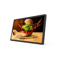 Layar LCD Android Super Tipis 15,6 Inci untuk Iklan, Papan Menu Digital untuk Penggunaan di Pusat Perbelanjaan dan Restoran
