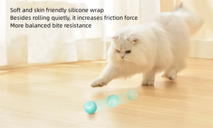 Pet Accessories Smart <strong>Cat</strong> <strong>T</strong> Oys Automatic Rolling Ball Electric <strong>Cat</strong> Toys Interactive for <strong>Cats</strong> Training Self-moving Kitten Toys - Product Image 3