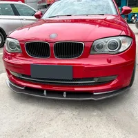 StarNav Pour Série 1 E81 E82 E87 E88 3 Pièces 2008-2011 LCI Édition Standard Spoiler de Pare-chocs Avant de Voiture, Lame de Pare-chocs, Diffuseur, Kit Carrosserie