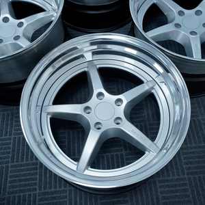 Roda Aloi 3 buah 15 16 17 18 inci lima jari-jari piring dalam mesin perak pelek roda mobil kondisi baru harga grosir - Product Image 4