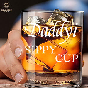 Logo laser personnalisé 12oz verres à whisky en verre à l'ancienne tasse à bec à papa verre à whisky avec boîte en bois <span class=keywords><strong>cadeau</strong></span> drôle pour papa - Product Image 4