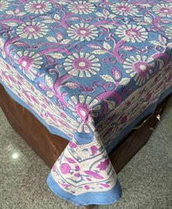 Ensemble de 6 couvertures de nappe imprimées à la main de qualité supérieure, lot de 6 ensembles de tapis de serviettes, linge de table en coton indien, nappe personnalisée - Product Image 6