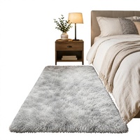Tapis shaggy en peluche 160x100cm gris marbré, doux, en stock en Pologne, livraison directe UE