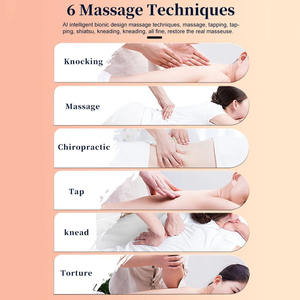 Fauteuil de massage à double moteur <span class=keywords><strong>pour</strong></span> soulager le dos et favoriser le sommeil, massage profond 4D+3D avec fonction de balancement <span class=keywords><strong>pour</strong></span> la méditation - Product Image 6