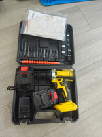 Perceuse électrique sans fil, tournevis, kit combiné d'outils électriques de bricolage avec source de batterie, autres outils, coffret