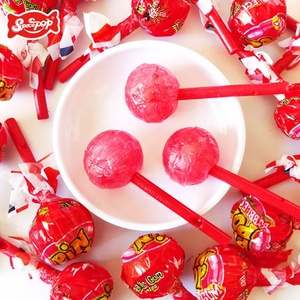 Multi-Colored Fruity Flavor Ball Shape <strong>Lollipop</strong> <strong>with</strong> Bubble Gum and <strong>Whistling</strong> Stick <strong>Hard</strong> Texture <strong>Candy</strong> in Bag - Product Image 2