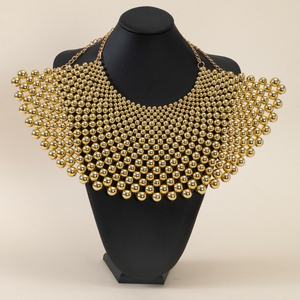 Collana di <span class=keywords><strong>perle</strong></span> finte alla moda collana con colletto intrecciato dolce - Product Image 4