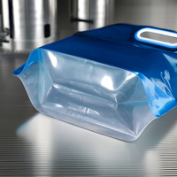 500ml 1l 3l 5l 10l Poignée Liquide Rechargeable Bec Buse Poche Bec Personnalisé Poche À Boire Liquide Emballage Sac En Plastique