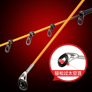 Canne à pêche Kanvukj 6m en fibre de carbone, action moyenne rapide, pour la pêche en mer et sur roche, ensemble de cannes à pêche spinning avec anneaux de guidage SIC - Product Image 3