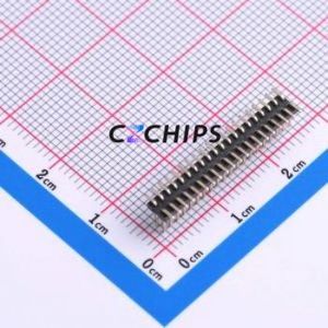 ZX-PZ1.27-2-20PWZ Pin Header SMD,P=1.27mm Connector ( Pin Structure: 2x20P )( Pitch: 1.27mm )( Row Spacing: 1.27mm ) - Product Image 2