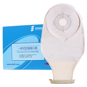 Sac de colostomie Steadlive One System, 30 pièces, sac d'ostomie jetable pour soins de stomie - Product Image 1