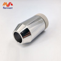 Boquilla de soldadura por plasma de aleación de cobre SP7 con conexión roscada de 45.9 mm para accesorios de enfriamiento de antorchas de soldadura TIG por plasma