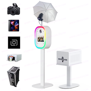 บูธถ่ายภาพ2024สำหรับ <span class=keywords><strong>iPad</strong></span> Air <span class=keywords><strong>Pro</strong></span> <span class=keywords><strong>11</strong></span>/13นิ้วใหม่<span class=keywords><strong>ล่าสุด</strong></span>บูธถ่ายภาพแบบ DSLR พร้อมแฟลชและร่ม - Product Image 3