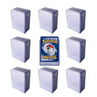 Vente en gros de protège-cartes rigides en plastique pour cartes de baseball, cartes TCG et cartes à collectionner, Toploaders