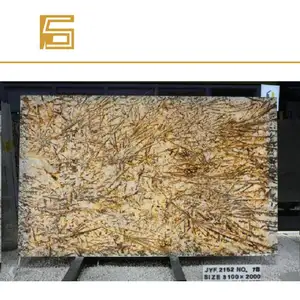 unique quartzite slabs economic granite polished stone tiles backlit marble for wall natural painted tree style