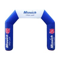 Arche Gonflable Publicitaire pour Événements Sportifs en Plein Air, Porte d'Entrée/Départ, Écologique, Logo Personnalisé en Couleur