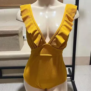 2024 Mới Bán Buôn Tùy Chỉnh Hot Bán Micro Bikini Đặt Bãi Biển Kỳ Nghỉ Mùa Hè Bơi Người Phụ Nữ Chuỗi Màu Hồng Màu Vàng Sexy Áo Tắm Bikini