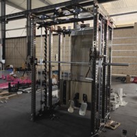 Usine de fabrication d'équipements de fitness TT FLEX : Rack d'entraînement 3-en-1, Machine Smith pour la maison, Crossover à câbles pour l'entraînement de force