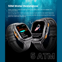 Reloj Inteligente X5 para Exteriores, Pantalla AMOLED de 1.96 Pulgadas, GPS de Doble Banda, Resistente al Agua 5 ATM, Más de 100 Modos Deportivos, SOS, Seguimiento de Salud 24/7, Resistente, para Hombre