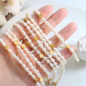 สร้อยคอจี้ทรงกลมสแตนเลสชุบทองแฟชั่นเครื่องประดับส่วนบุคคล - Product Image 5