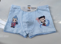Nouveau design, caleçons pour enfants, garçons, en coton respirant, antibactérien, thermique, dessin animé chinois